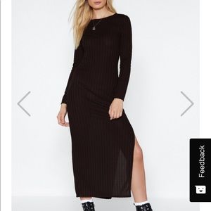 SOLD!!! Ribbed Maxi Dress